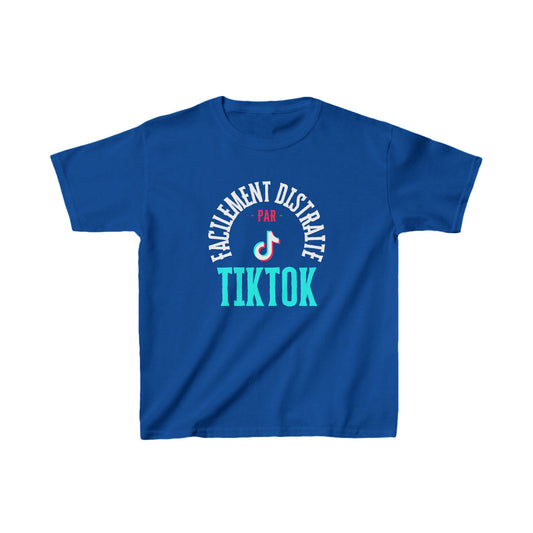 Facilement distrait par TikTok – Le t-shirt parfait pour les petits accros de TikTok !